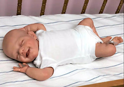 Pinky Reborn Sleeping Baby Dolls, 18 Inches Lifelike Newborn Baby Sleeping Dolls,Full Body Silicone Baby Dolls Gift Set for Kids…