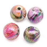 Souarts 8mm 300pcs Multicolor Acrylic Round Ball Loose Beads(1)