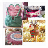 4 Pack T-Shirt Yarn Fettuccini Zpagetti Ball, Fabric Cloth Knitting Yarn for Hand DIY Bag Blanket Cushion Crocheting Projects, 32 Yard x 4 (Dark Gray)
