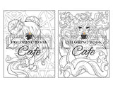 Cute and Creepy Coloring Book: A Coloring Book for Adults and Kids Featuring Manga Inspired Designs with Monster Girls, Spooky Ghosts, Cute Creatures and More!