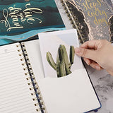 EOOUT 3 Pack A5 Hardcover Spiral Notebook College Ruled Notebook, 5.5" x8.3" 80 Sheets Lined Journal, Back Pocket Dreamy Quicksand Pattern for School Office Home