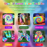 Kids Tie Dye Kit, 123PCS 18 Vibrant Colours Tie Dye DIY Set Fabric Textile Paints School Party Art Craft Supplies for Kid Teen Boys Girls