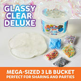Elmer's GUE Premade Includes 5 Sets of Slime Add-ins, 3 Lb. Bucket, Glassy Clear & GUE Premade Slime, Unicorn Dream Slime Kit, Includes Fun, Unique Add-Ins, Variety Pack, 3 Count