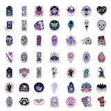 100 PCS Gothic Stickers Cool Horror Cartoon Sticker, Vinyl Waterproof Stickers for Water Bottle, Hydro Flasks, Scrapbook, Laptop, Luggage, Phone, for Teen Gifts, Adult