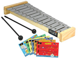 D'Luca TL-13-2 13 Notes Children Xylophone Glockenspiels with Music Cards