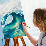 Metallic Acrylic Paints Set 8 Metallic Colors Non Toxic Paints in 4.06Oz Tubes for Artists Painters Kids Canvas Crafts Painting, No Fading & Rich Pigment, Ocean Theme