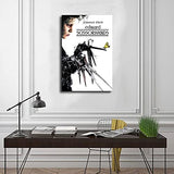 Edward Scissorhands 1990 Classic Movie Canvas Poster Wall Art Decor Print Picture Paintings for Living Room Bedroom Decoration 20×30inch(50×75cm) Unframe-style1