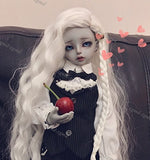 Zgmd 1/4 BJD Doll BJD Dolls Ball Jointed Doll Big Eyes Girl Grey Skin Free Eyes With Face Make Up