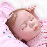 Lullaby 45CM Reborn Baby Dolls 18inch Anatomically Correct Baby Doll Girls Lifelike Reborn Dolls Silicone Full Body Bathable