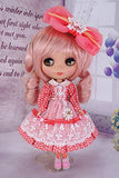 leoglint Blythe Doll Clothes, Dress Clothing for Blythe Doll 30 cm 1/6 Bjd Dolls Azone ICY Licca Doll