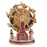 LOVE FOR YOU Rotating Ferris Wheel Bear Music box Exquisite gift Music Box for women Girls Boys mom kids Valentines gift birthday gift（Melody:Castle in The Sky）