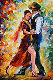 Painting Of Tango Dancers Home Decor On Canvas By Leonid Afremov Studio - Romantic Tango