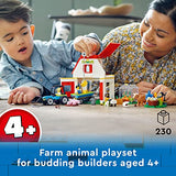 LEGO City Barn & Farm Animals 60346 Building Toy Set for Kids, Preschool Boys and Girls Ages 4+ (230 Pieces)