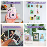 wogozan Accessories Kit for Fujifilm Instax Mini 12 Instant Camera Case + Album for Mini 3 Inch Film + Color Filters + Photo Album & Frames + Wall Hanging Frame + DIY Sticker (Blossom Pink)