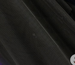 Poly Mesh Fabric Solid BLACK / 58" Wide / Sold by the Yard