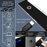 Santek A4 Tracing LED Copy Board Light Box, Ultra-Thin Adjustable USB C Power Artcraft Light Pad for Drawing, Sketching, Animation, Stenciling