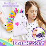 Insnug Unicorn Pillow Craft Sewing Kit - Unicorns Gifts for Girls Bedrooom Decor Pet Plush Toddlers Pillow Toy for Kids Art and Craft Kit for Birthday Unicorn Party Ages 6 7 8 9 10 11 12 Year Old