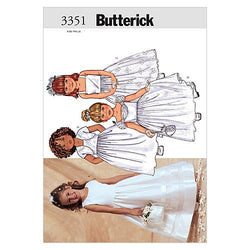 BUTTERICK PATTERNS B3351 Children's/Girls' Jacket & Dress, Size 6-7-8