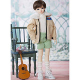 HGFDSA Fashion Boy Doll 1/4 BJD Doll 40CM/15.7Inch Toys with Full Set Clothes Shoes Wig Makeup DIY Toys Birthday Gift
