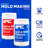 Specialty Resin & Chemical Cast-A-Mold Platinum (64-Ounce Kit) | Silicone Mold Making Kit | Food Grade Platinum-Cured Silicone Rubber | 2-Part DIY Set for Casting Epoxy and Polyurethane Resin