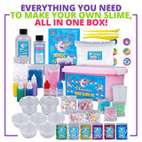 Unicorn Slime Kit for Girls - Slime Kits with Everything in One Box - Unicorn Poop Slime Kit with Unicorn Charms - Unicorn Toys for Girls