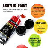 Acrylic Paint Set for Adults, PENTRISTA 20 Colors/Tubes(75ml,2.54oz) Rich Pigments,Non Fading,Non Toxic,Art Paints for Artist Hobby Painters,Art Supplies for Canvas Painting,Ideal for Fabric &Oil Paint