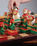 Woodcarving a Christmas Chess Set: Patterns and Instructions for Caricature Carving (Fox Chapel Publishing) Santa & Mrs. Claus as King & Queen, Reindeer Knights, Elf Pawns, Snowman Bishops, and More