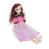 CUTICATE 60cm Girls Fashion Doll Ball Joint Doll - 15 Joints Customized Doll - for Dolls Collection Display Home Decoration - Style1