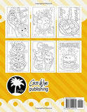 Kawaii Food Coloring Book: Cute, Sweet and Easy Coloring Book For Adults And Teens