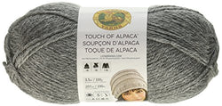 Lion Brand Yarn 674-150 Touch of Alpaca Yarn, Oxford Grey