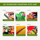 Diamond Painting Kits for Adults,Kids,(12x16inch) Full Drill Arts Craft Paintings Picture with Diamond Painting Tools Perfect for Home,Wall,Family,Decor,Ideal Gift,Diamond Painting by Numbers