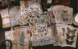 226Pcs Scrapbook Supplies Pack , Include 146 Sheets Vintage Scrapbook Paper+ 80PCS Washi Stickers, Room Decor Aesthetic Vintage Supplies Craft Kits