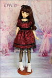 Free Gift /BJD DOLL Clothes 1/6 MSD DD BJD Retro Dinner Dress Skirt Suit Outfit / 5 Colors to Choose