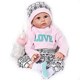 GOAROY Reborn Baby Dolls Girl - 22 Inch Reborn Toddler Dolls Realistic Newborn Baby Dolls That Look Real Lifelike Real Life Reborn Doll Gift/Toy for Kids 3+