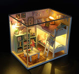 Kisoy Romantic and Cute Dollhouse Miniature DIY House Kit Creative Room Perfect DIY Gift for Friends, Lovers and Families (Cheryl’s Room)