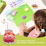 Utykin Air Dry Clay 50 Colors, Modeling Clay for Kids, Air Dry Clay with Play Mat, Tools and Tutorials, Ultra Soft and Light, Safe and Non-Toxic, Best Gift for Boys or Girls Age 3-12 Year Old