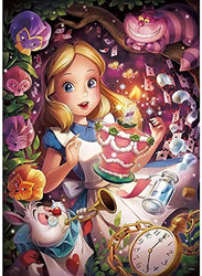 5D DIY Diamond Painting Alice in Wonderland 16X20 inches Full Round Drill Rhinestone Embroidery for Wall Decoration