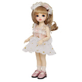 Y&D 1/6 BJD Doll Children Toy Collection 26CM 10 inches Height of Ball Joint SD Dolls(Clothes + Wig + Socks + Shoes + Hair + Makeup + Eyes + Accessories)