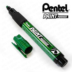 Pentel Cellulose Paint Marker - Medium Bullet Tip - MMP20 - Single - Green
