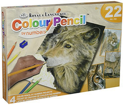 Royal Color Pencil by Number Activity Set Act