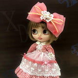 leoglint Blythe Doll Clothes, Dress Clothing for Blythe Doll 30 cm 1/6 Bjd Dolls Azone ICY Licca Doll