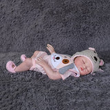 Zero Pam Reborn Baby Dolls 20 inch Girls Waterproof Newborn Dolls Silicone Full Body Baby Sleeping Girls Gifts Xmas