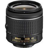 Nikon D3500 DSLR Camera Kit with 18-55mm VR + 70-300mm Zoom Lenses | 24.2 MP CMOS Sensor | EXPEED 4 Image Processor, Full HD 1080p Video Recording | SnapBridge Bluetooth Connectivity