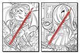 Chibi Girls Horror: An Adult Coloring Book with Adorable Anime Characters and Cute Horror Scenes for Relaxation