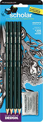 Prismacolor Drawing Pencil Set, 2 mm Graphite Tip, Green, Set of 5