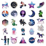 Galaxy Style Stickers 100 pcs/Pack Stickers Variety Vinyl Car Sticker Motorcycle Bicycle Luggage Decal Graffiti Patches Skateboard Stickers for Laptop Stickers for Kid and Adult