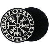 EmbTao Glow In Dark Vegvisir Viking Compass Norse Rune Morale Tactical Embroidered Applique