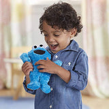 Sesame Street Little Laughs Tickle Me Cookie Monster, Talking, Laughing 10-Inch Plush Toy for Toddlers, Kids 12 Months and Up