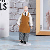 N#A Miniature Dollhouse Accessories Dollhouse Accessories Ceramic Doll People Dollhouse Miniature Man Porcelain Doll Model for Dollhouse(Store)