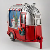 Musical Snowman in a Camper Decoration by San Francisco Music Box Company